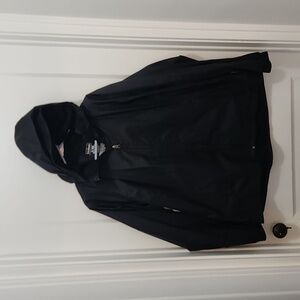 NWOT L.L. Bean Men's Black Rain Jacket Windbreaker Size XL